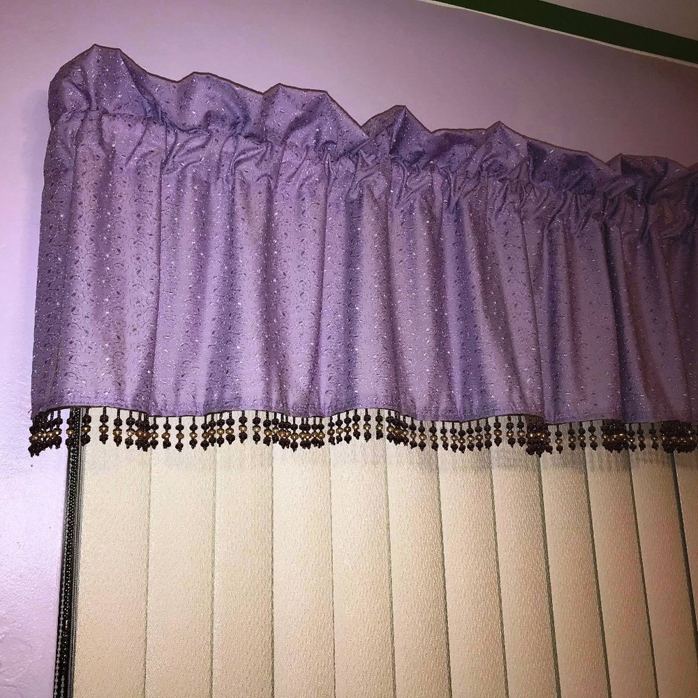Beautiful Handmade Beaded Valance